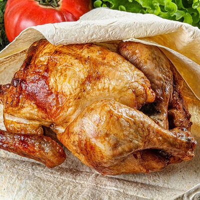 Курица гриль с лавашом и овощами в Шаурма по цене 625 ₽