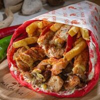 Гирос Red жгучий со свининой в пите Xl в Гирос SPARTA