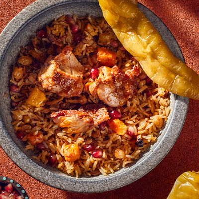 Плов с цыпленком в Plov&Go по цене 320 ₽