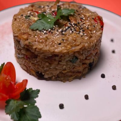 Вок с рисом с Креветками в Tamakisushi по цене 2800 ₸