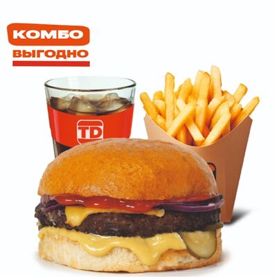 Биг-комбо с бургером Брат ST в Бургерная по цене 649 ₽