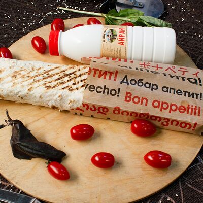 Шаурма XXL и Айран в Ташкент по цене 650 ₽