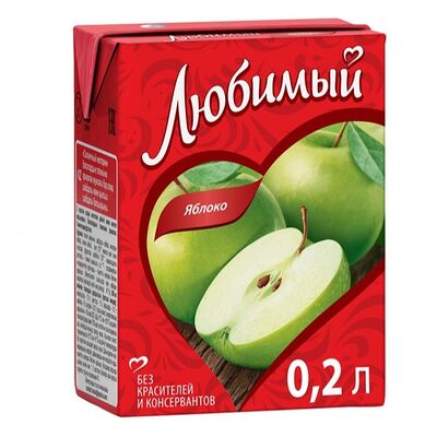 Сок Любимый Яблоко в Mac Eaters по цене 80 ₽