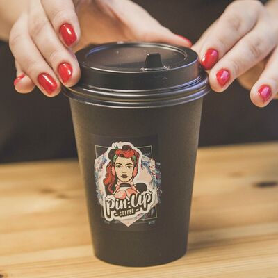 Капучино L в Pin Up Coffee по цене 260 ₽