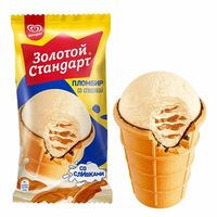 Мороженое Золотой стандарт Пломбир со сгущенкой в Ура! Мороженое!