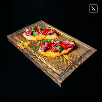 Брускетта с ростбифом в Хука Холл по цене 920 ₽