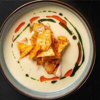 Крем-суп сырный в Два барашка