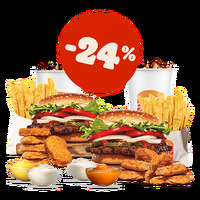 Комбо с двумя Вопперами в Burger King