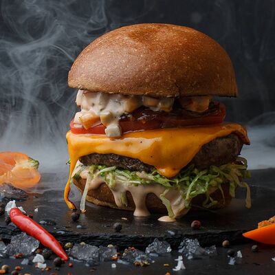 Бургер с соусом Релиш в Изи Паб по цене 845 ₽