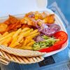 Гирос из свинины на тарелке в Doner & Шашлык по цене 454