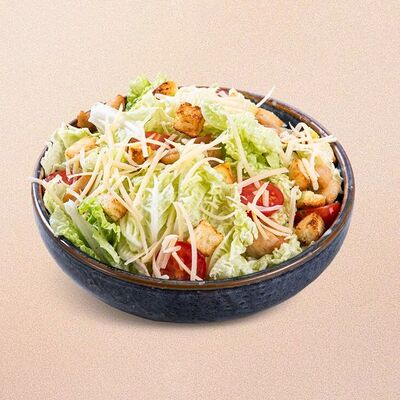 Салат Цезарь в Оригами по цене 349 ₽