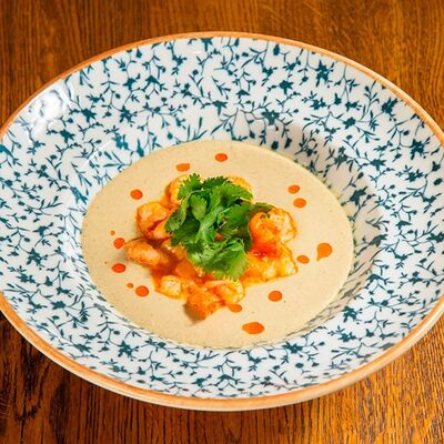 Сациви с креветками и манго в Вах!Хинкали по цене 715 ₽