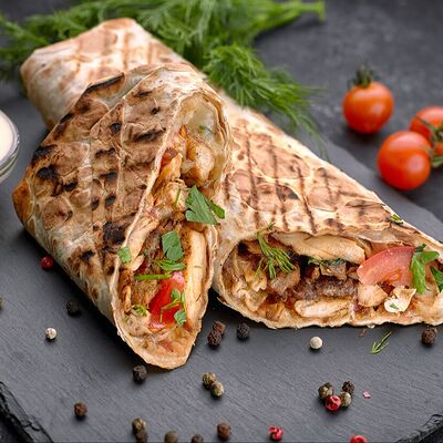 Шаурма вегетарианская в Шаурма от души по цене 250 ₽