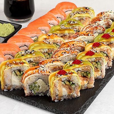 Сет Мегахит в Osher Pizza Sushi по цене 2349 ₽