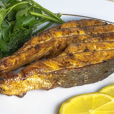 Стейк из сёмги или форели на мангале в Шашлык №1 по цене 790 ₽