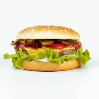 Бургер со свининой в Simple