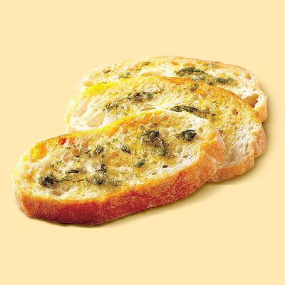Чесночные гренки белые в Крошка Картошка по цене 85 ₽
