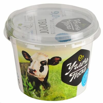 Творог органический 9%, Углече Поле, Ярославская область, Бзмж в Азбука Вкуса Экспресс Меню по цене 166 ₽