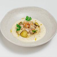 Бефстроганов с вешенками в Beyond