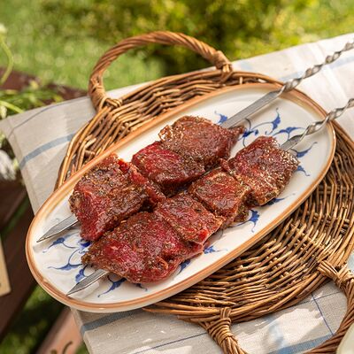 Шашлык из мраморной говядины в Урюк по цене 1150 ₽