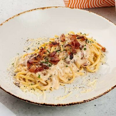 Спагетти Карбонара в iL Патио по цене 19 р.