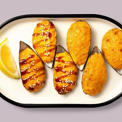 Мидии запечённые микс в Фуди Люди по цене 829 ₽