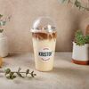 Персиковый айс-латте в Kristof coffee and kitchen по цене 380