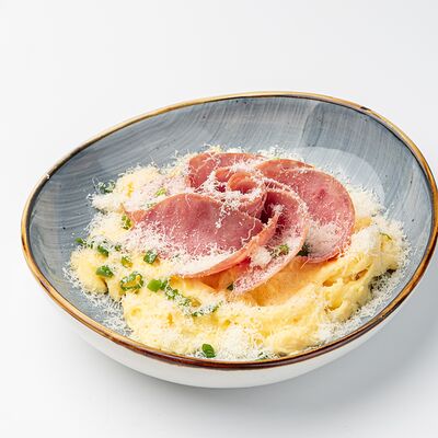 Омлет с ветчиной и сыром в CrepeCafe по цене 2540 ₸