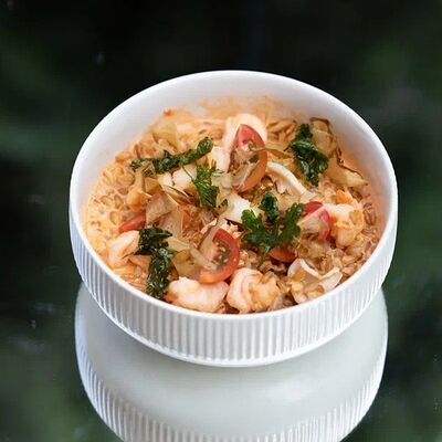 Томленая полба с морепродуктамив APOLLO по цене 650 ₽