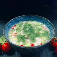 Окрошка на айране в Пельменный БОСС