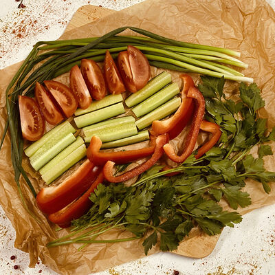 Овощная нарезка в Кусок Мяса по цене 490 ₽