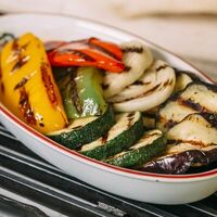 Овощи на гриле в Mama Roma