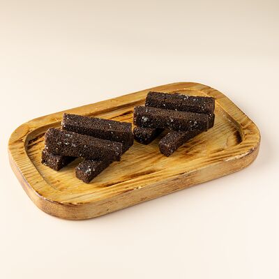 Бородинские гренки с чесночным соусом в Шарики по цене 210 ₽