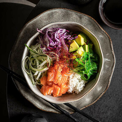 Поке с лососем в Качуко по цене 780 ₽