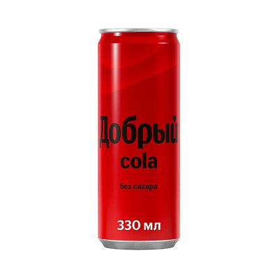 Добрый Cola 0,33 ж\б в Ческыт по цене 170 ₽