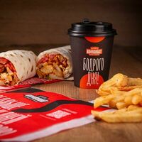 Логотип КОМБИНАТ шаурма и стритфуд