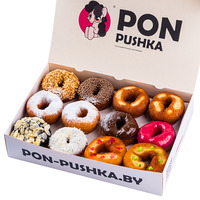 Бокс пончики Пробный в PON-PUSHKA