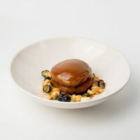 Банановые оладьи с кокосовой карамелью в KM20