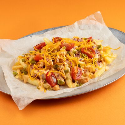 Картофель фри с курицей кимчи New в Краснодарский парень по цене 420 ₽