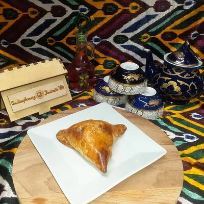 Самса Говядина в Самарканд халял по цене 120 ₽