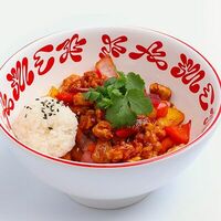 Курица в кисло-сладком соусев Mkitchen