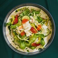 Салат с крабом и цукини в Бали