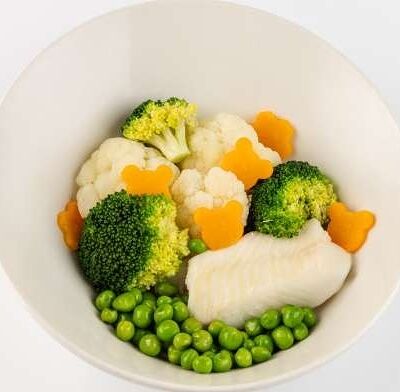 Треска на пару с овощами в АндерСон по цене 670 ₽