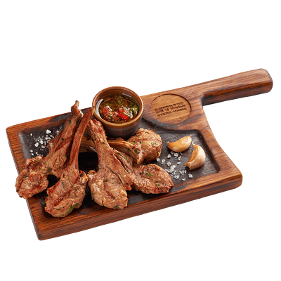 Каре барашка 400 гр в ИТЛЕ Стейк-кафе Halal по цене 2550 ₽