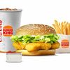 Наггетс бургер с сыром комбо в Burger King по цене 2350