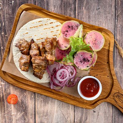 Шашлык из свиной шеи в BierBurg по цене 699 ₽