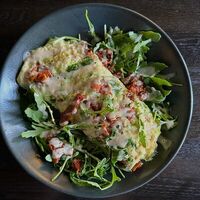 Омлет со шпинатом в Bocca Bar
