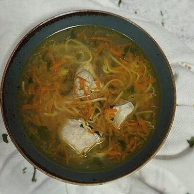 Куриная лапша в Пироги и Хинкали по цене 395 ₽