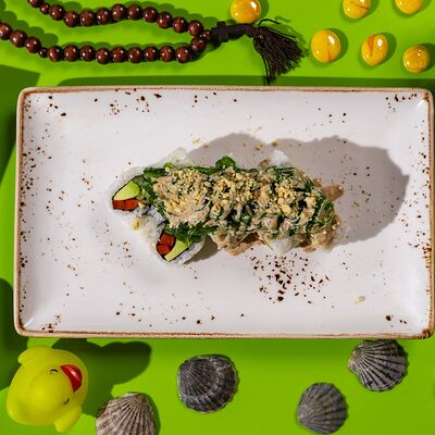 Вегетарианский кайсо ролл с арахисовой пастой в Сушки на макушке по цене 780