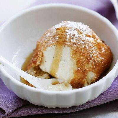 Жареное карамельное мороженое в Sushi Hai по цене 230 ₽